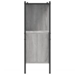 vidaXL Knižnica sivá sonoma 102x28x77,5 cm kompozitné drevo – Obrázok 6