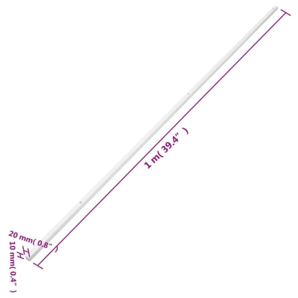 vidaXL Káblový rozvod 20x10 mm 30 m PVC – Obrázok 8