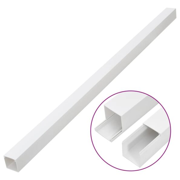 vidaXL Káblový rozvod 100x60 mm 30 m PVC – Obrázok 2