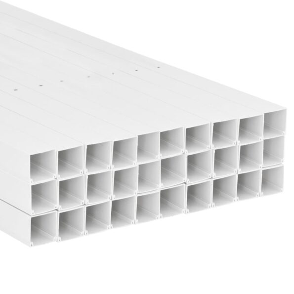 vidaXL Káblový rozvod 100x60 mm 30 m PVC – Obrázok 4