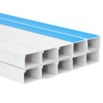 vidaXL Káblový rozvod samolepiaci 60x40 mm 10 m PVC – Obrázok 4