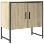 vidaXL Skrinka na umývadlo dub sonoma 60x33x60 cm kompozitné drevo – Obrázok 2