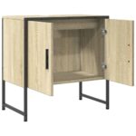 vidaXL Skrinka na umývadlo dub sonoma 60x33x60 cm kompozitné drevo – Obrázok 6