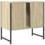vidaXL Skrinka na umývadlo dub sonoma 60x33x60 cm kompozitné drevo – Obrázok 8