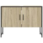 vidaXL Kúpeľňová umývadlová skrinka dub sonoma 80x33x60 cm komp. drevo – Obrázok 5
