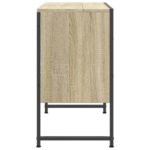 vidaXL Kúpeľňová umývadlová skrinka dub sonoma 80x33x60 cm komp. drevo – Obrázok 7