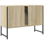 vidaXL Kúpeľňová umývadlová skrinka dub sonoma 80x33x60 cm komp. drevo – Obrázok 8