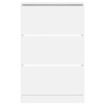 vidaXL Botník biely 80x21x125,5 cm kompozitné drevo – Obrázok 5