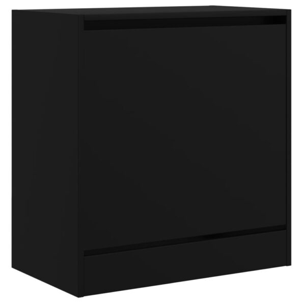 vidaXL Botník čierny 60x34x63,5 cm kompozitné drevo – Obrázok 4