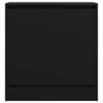 vidaXL Botník čierny 60x34x63,5 cm kompozitné drevo – Obrázok 5