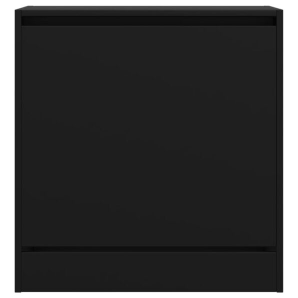 vidaXL Botník čierny 60x34x63,5 cm kompozitné drevo – Obrázok 5