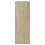 vidaXL Botník dub sonoma 60x34x96,5 cm kompozitné drevo – Obrázok 6