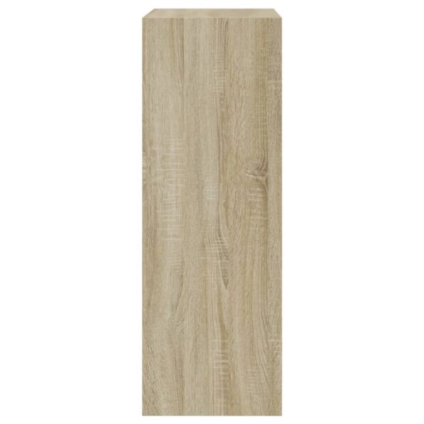 vidaXL Botník dub sonoma 60x34x96,5 cm kompozitné drevo – Obrázok 6