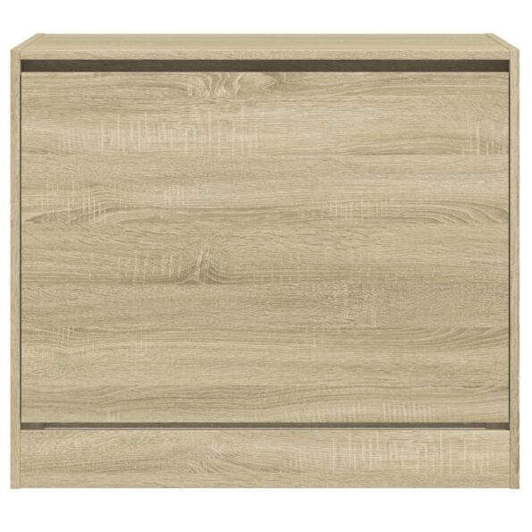 vidaXL Botník dub sonoma 80x42x69 cm spracované drevo – Obrázok 5