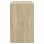 vidaXL Botník dub sonoma 80x42x69 cm spracované drevo – Obrázok 6