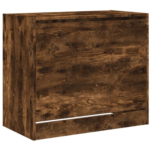 vidaXL Botník dymový dub 80x42x69 cm kompozitné drevo – Obrázok 4