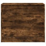 vidaXL Botník dymový dub 80x42x69 cm kompozitné drevo – Obrázok 5