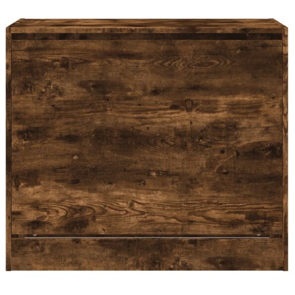 vidaXL Botník dymový dub 80x42x69 cm kompozitné drevo – Obrázok 5