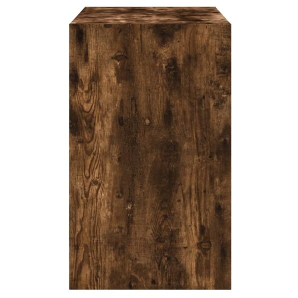 vidaXL Botník dymový dub 80x42x69 cm kompozitné drevo – Obrázok 6