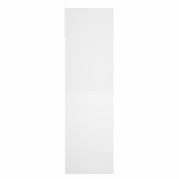 vidaXL Botník biely 60x34x116 cm kompozitné drevo – Obrázok 6