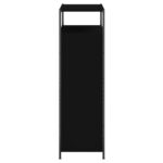 vidaXL Botník čierny 75x34x112 cm kompozitné drevo – Obrázok 6