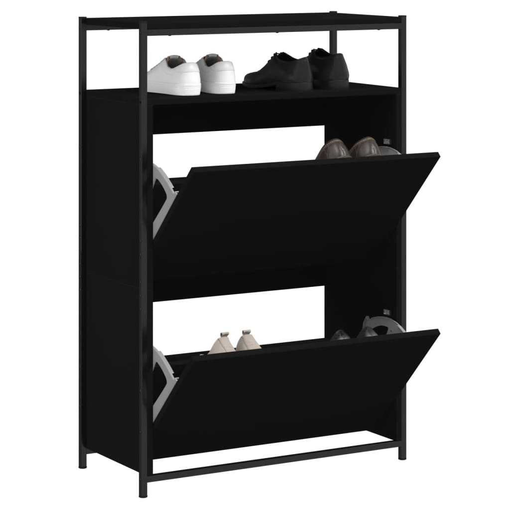 VXL8721012382701_m_en_hd_1.jpg vidaXL Botník čierny 75x34x112 cm kompozitné drevo – Obrázok 1