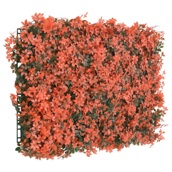  vidaXL Umelý plot z javorových listov 24 ks svetločervený 40x60 cm – Obrázok 3