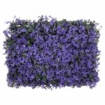 vidaXL Umelý plot z listov 24 ks fialový 40x60 cm – Obrázok 2