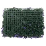 vidaXL Umelý plot z listov 24 ks fialový 40x60 cm – Obrázok 4