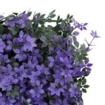 vidaXL Umelý plot z listov 24 ks fialový 40x60 cm – Obrázok 6