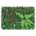 vidaXL Umelý plot z rastlín 24 ks zelený 40x60 cm – Obrázok 2