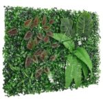 vidaXL Umelý plot z rastlín 24 ks zelený 40x60 cm – Obrázok 3