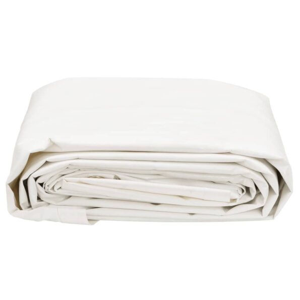vidaXL Celta biela 5x6 m 650 g/m² – Obrázok 3