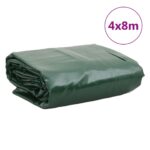 vidaXL Celta zelená 4x8 m 650 g/m² – Obrázok 9