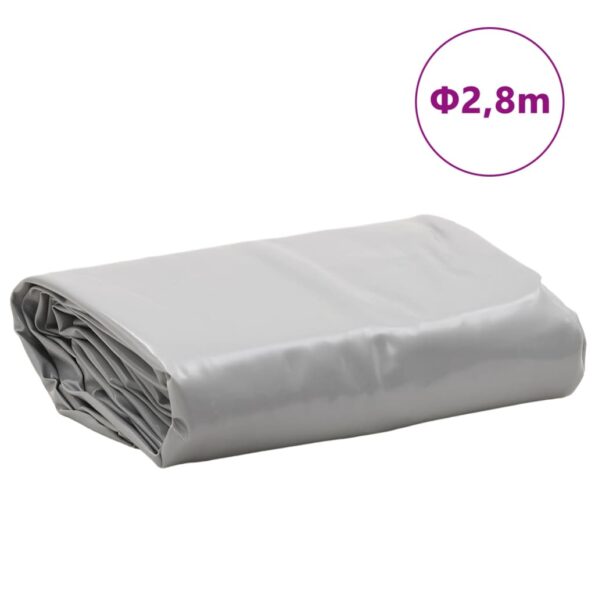 vidaXL Celta sivá Ø 2,8 m 650 g/m² – Obrázok 8