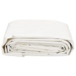 vidaXL Celta, biela Ø 2,6 m 650 g/m² – Obrázok 3
