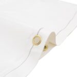 vidaXL Celta, biela Ø 2,6 m 650 g/m² – Obrázok 4