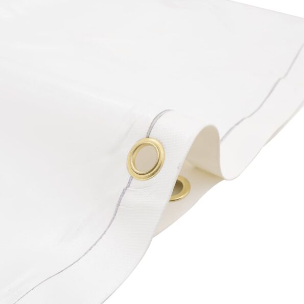 vidaXL Celta, biela Ø 2,6 m 650 g/m² – Obrázok 4