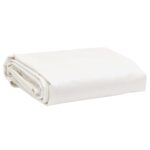 vidaXL Celta, biela Ø 3 m 650 g/m²