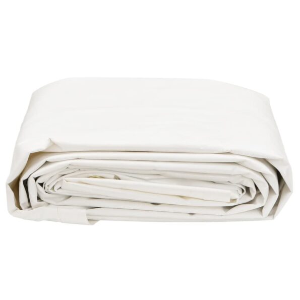 vidaXL Celta, biela Ø 3 m 650 g/m² – Obrázok 3