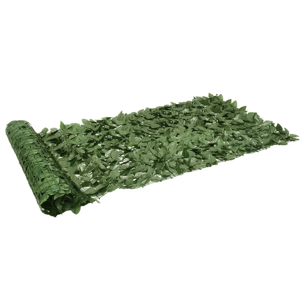 VXL8721012408258_a_en_hd_1.jpg vidaXL Balkónová zástena s tmavozelenými listami 200x100 cm – Obrázok 1