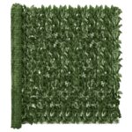 vidaXL Balkónová zástena s tmavozelenými listami 200x150 cm – Obrázok 2