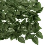 vidaXL Balkónová zástena s tmavozelenými listami 200x150 cm – Obrázok 4