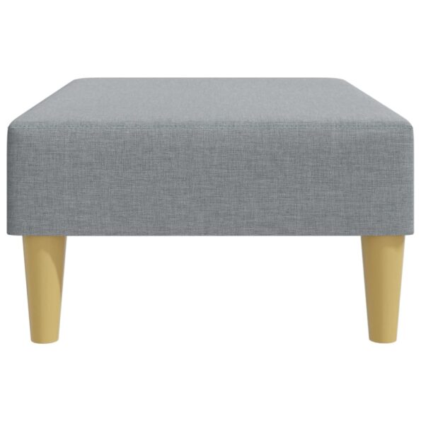 vidaXL Podnožka bledosivá 77x55x31 cm látková – Obrázok 5