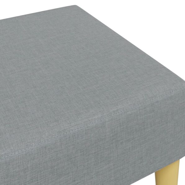 vidaXL Podnožka bledosivá 77x55x31 cm látková – Obrázok 6