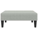 vidaXL Podnožka bledosivá 77x55x31 cm zamat – Obrázok 4
