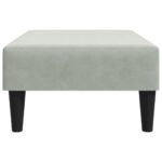 vidaXL Podnožka bledosivá 77x55x31 cm zamat – Obrázok 5