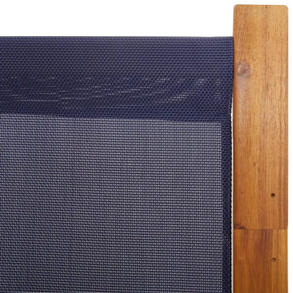 vidaXL 6-panelový paraván tmavomodrý 420x180 cm – Obrázok 6