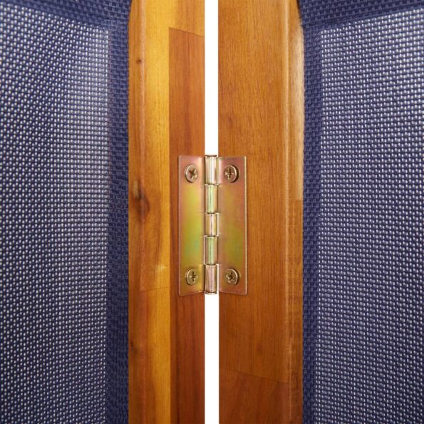 vidaXL 6-panelový paraván tmavomodrý 420x180 cm – Obrázok 7