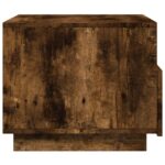vidaXL Konferenčný stolík s LED svetlami dymový dub 50x49x40 cm – Obrázok 8